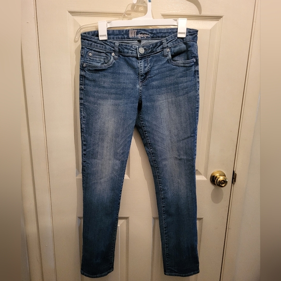 Kut from the Kloth Blue Straight Leg Jeans - Picture 1 of 7